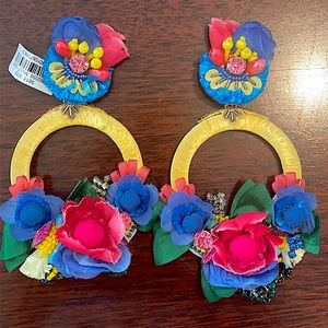 Pair of Brand New Ranjana Khan Statement Earrings
